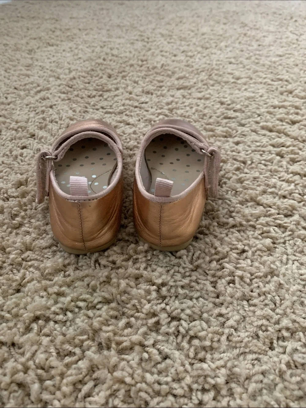 Cat & Jack Rose Gold Mary Jane Dress Shoes for Kids